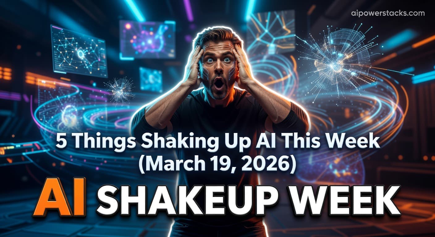 5 Things Shaking Up AI This Week (March 19, 2026)